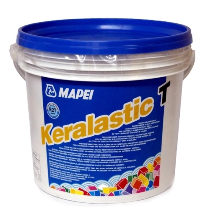 Keralastic-T White 5 кг полиуретановый клей для плитки и мозаики 2 комп.