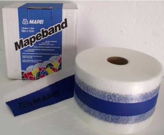 Mapeband rolls 50 м x 125 мм водостойкая лента для швов